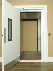 Elvoron CPL Fire Rated Doors Accordion Gate