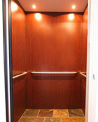 Elvoron home elevator cab picture
