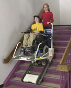 Super-Trac portable wheelchair lift picture